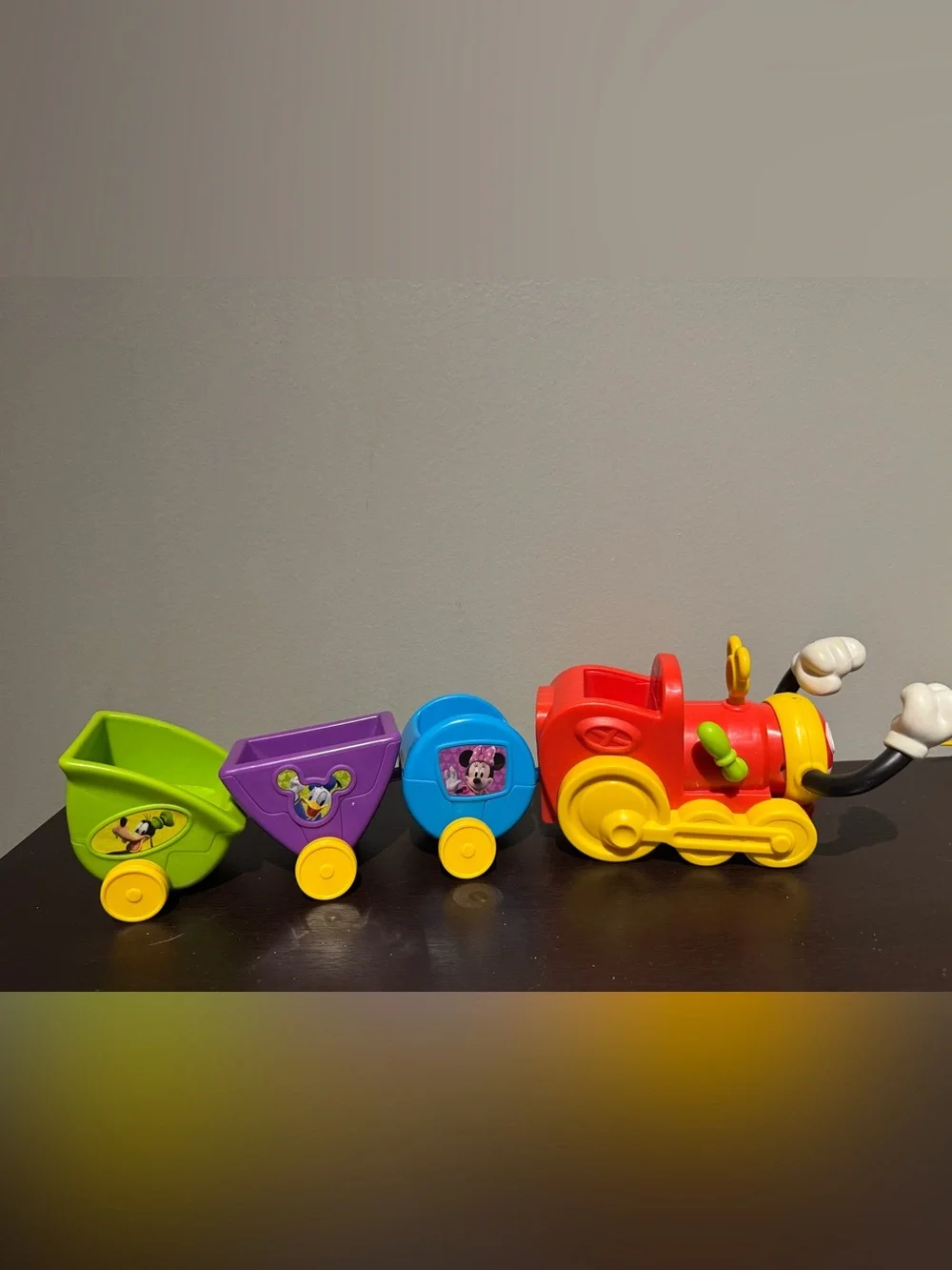 Mickey Mouse Clubhouse Push Wobble Bobble Choo Choo Train With Sounds